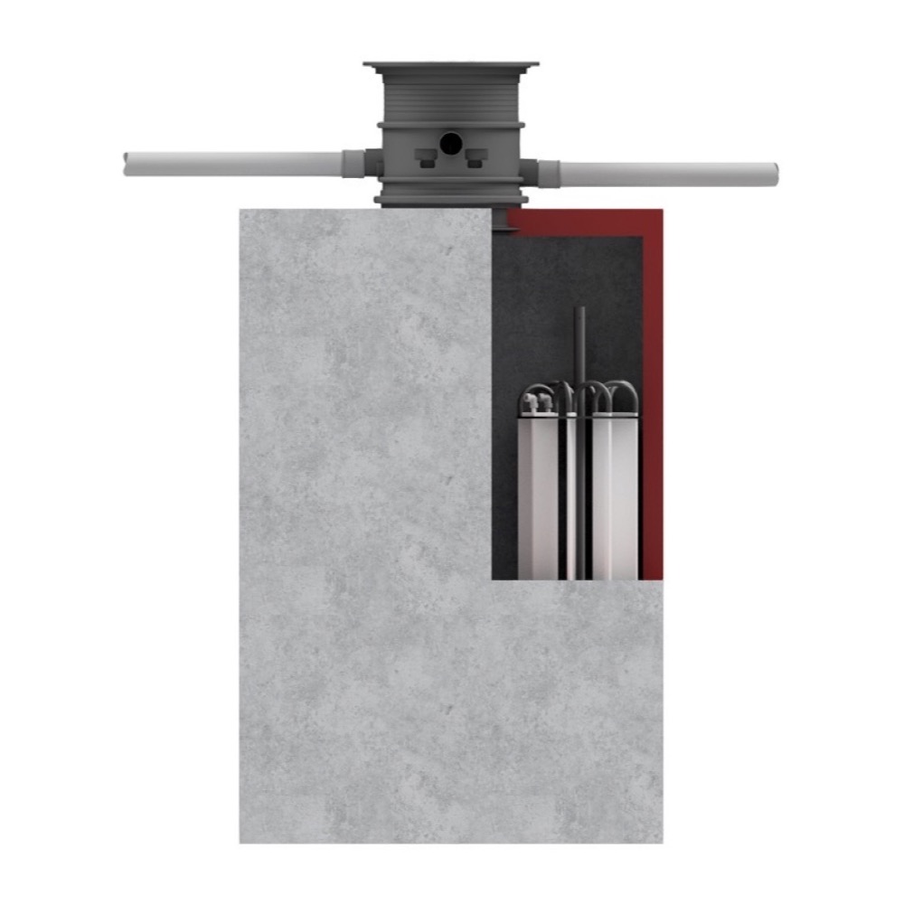 Circulaire betonput 3,5 kW, warmtebron voor de warmtepomp — miniatuur 2