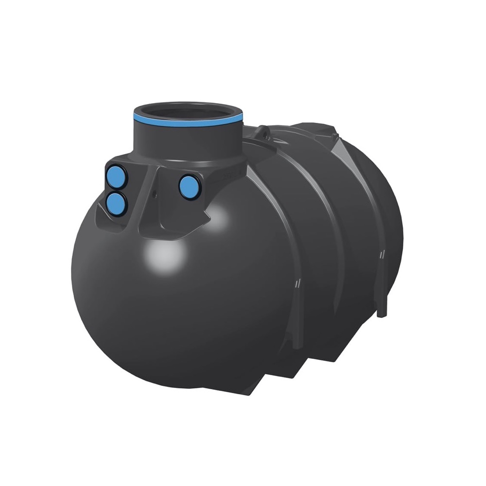 Buienvanger Staand 325 — kunststof regenwatertank met filter, foto 3