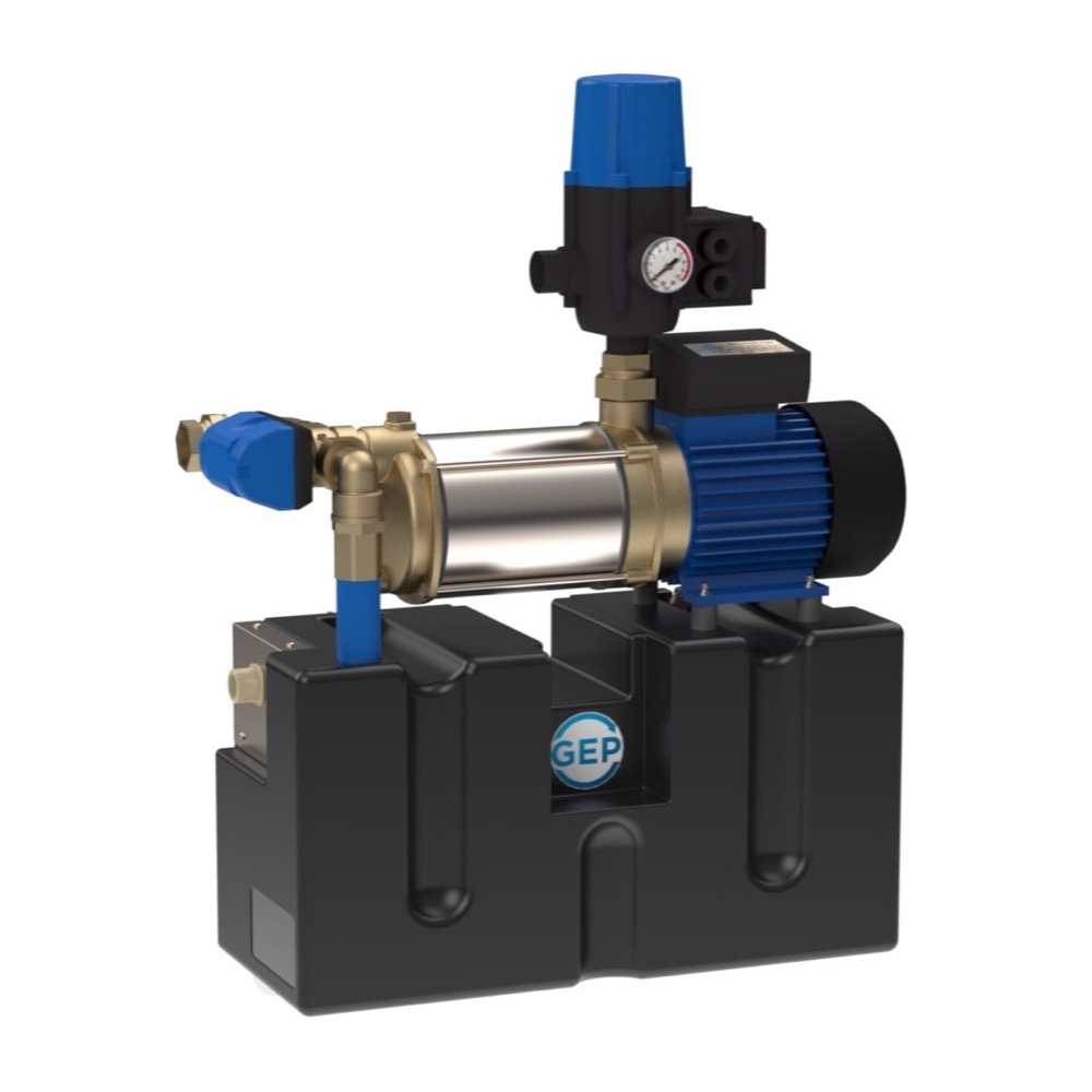 Buienvanger Wissel 4 watermanager met regenwaterpomp