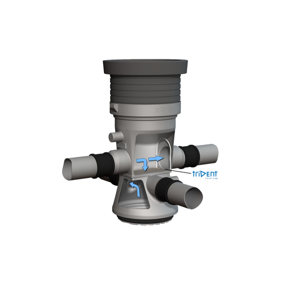 Ondergronds regenwaterfilter tot 325m² dakoppervlak