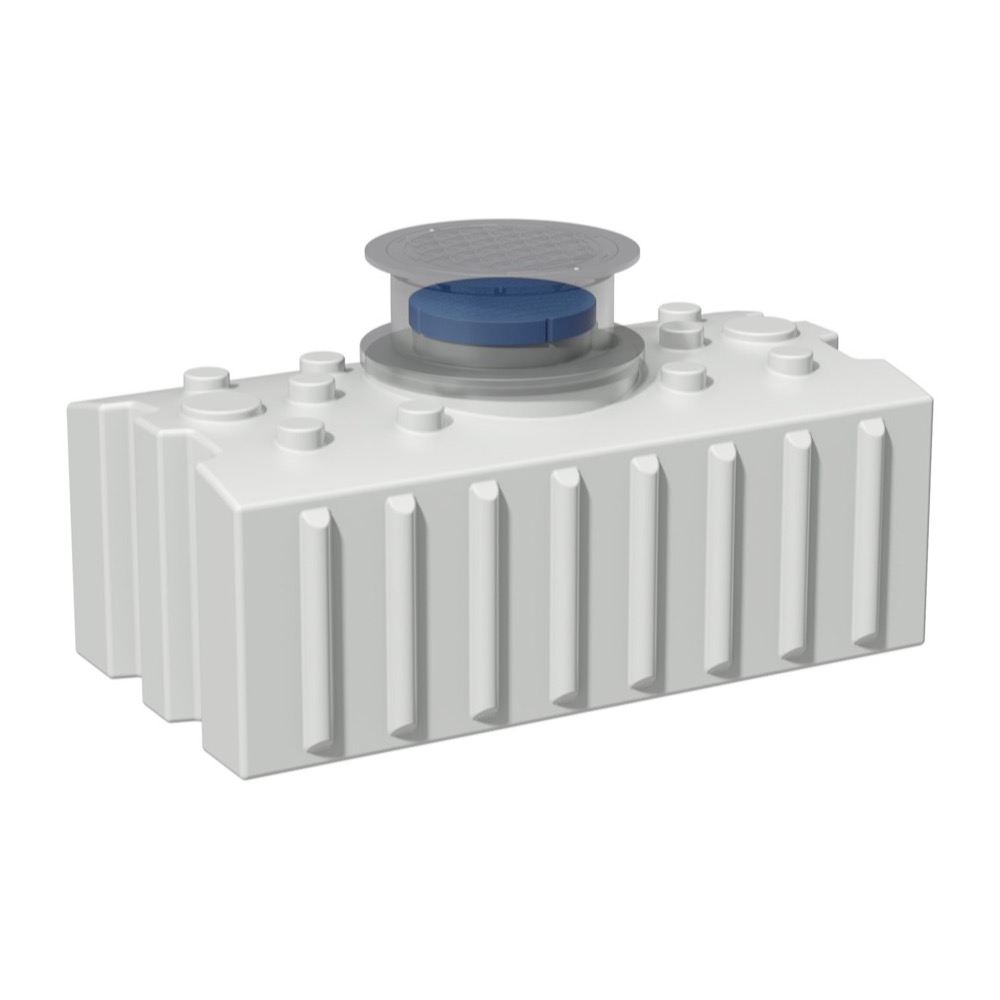 Ondergrondse drinkwatertank PE 2.000 liter
