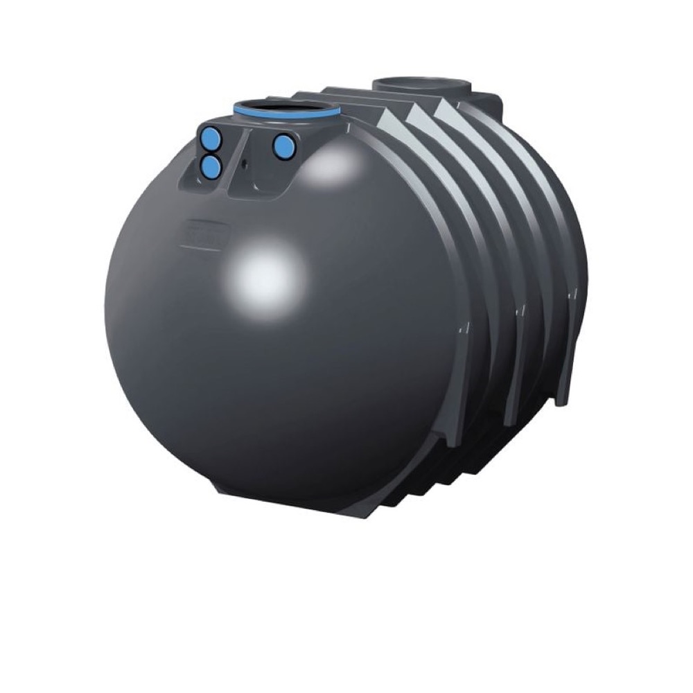 Ondergrondse regenwatertank kunststof 10.000 liter