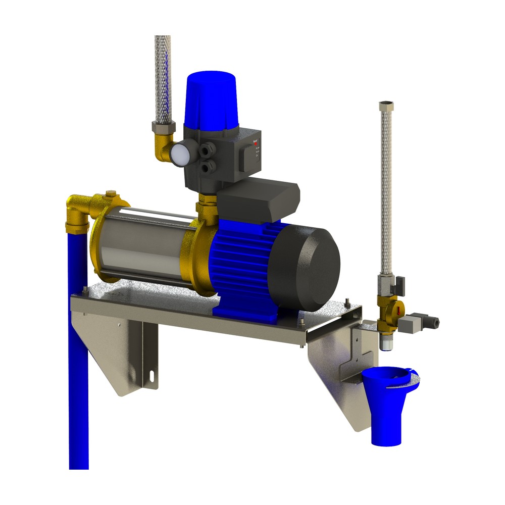 Regenwatersysteem met binnenpomp