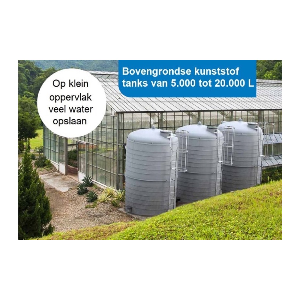 Regenwatertank Bovengronds 10.000 Liter, foto 2